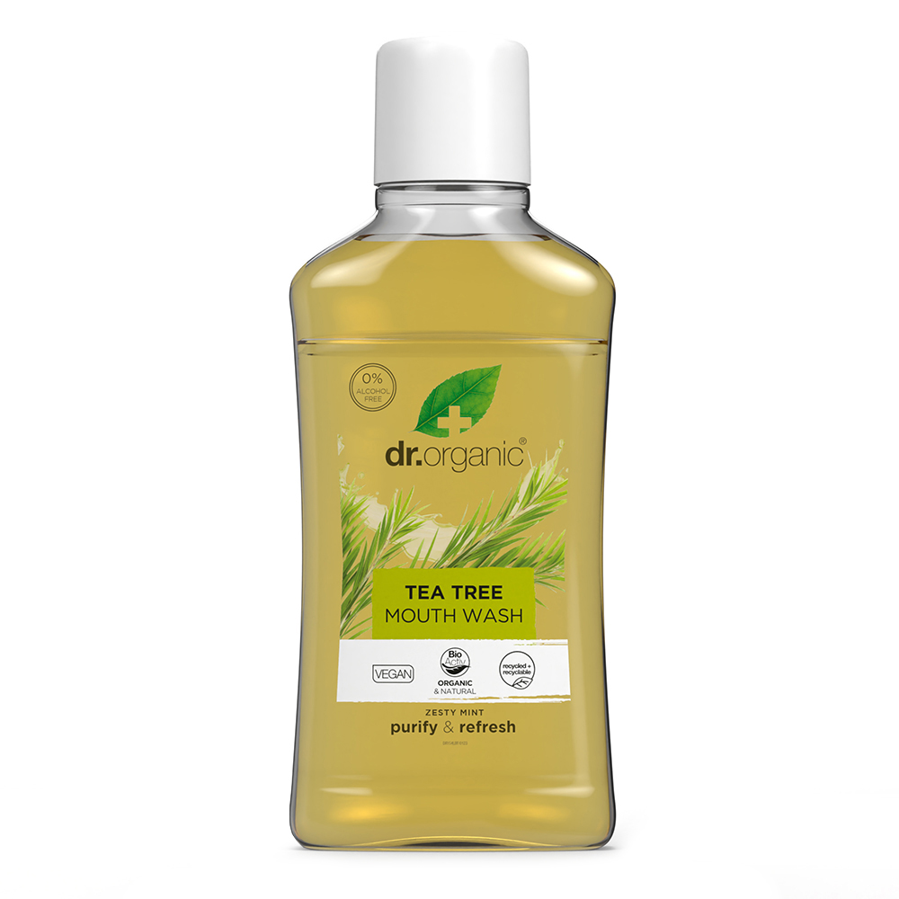 Dr Organic Tea Tree Mouthwash 500ml